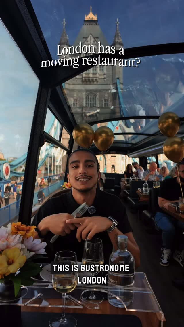 Bustronome Offers Moving Dining Tour Past London Landmarks