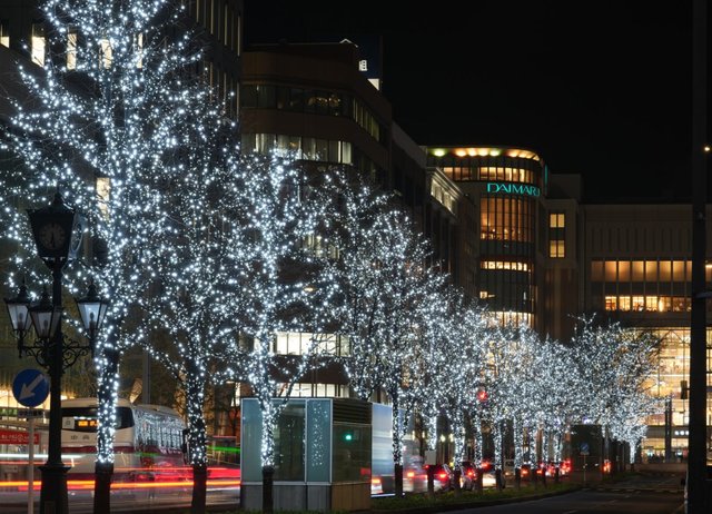 Sapporo's Illuminated Winter Streets and Markets