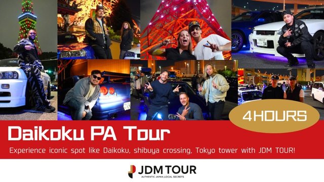 Tokyo Night Drives: JDM Tours Featuring Daikoku PA