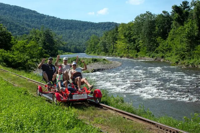 Catskills Rail Exploration And Local Charm