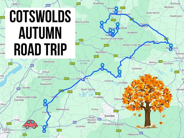 Autumn Road Trip Through Charming Cotswold Villages