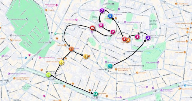 Montmartre Walking Tour of Parisian Attractions and Eateries