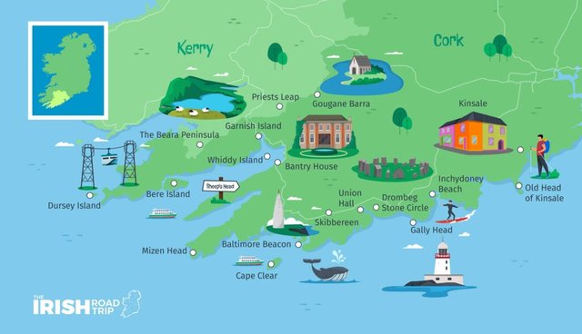 West Cork's Natural Beauty, Towns, and History