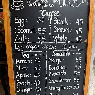 Hanoi's Old Quarter Cafe Minh Serves Egg Coffee