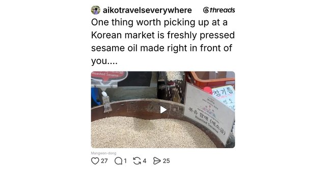 Seoul's Best Markets For Fresh Sesame Oil And More