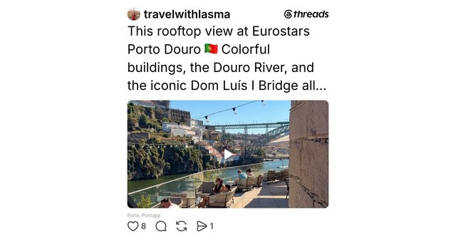 Porto Rooftop Views Over Douro River
